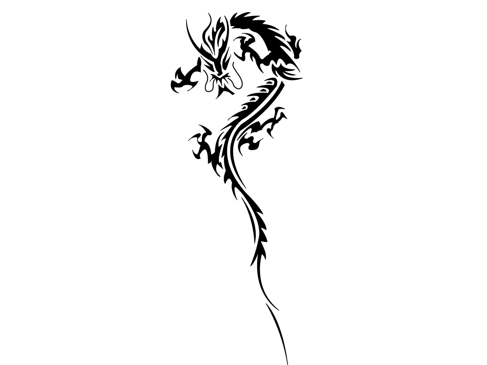 Japanese tribal dragon | Tattoos | Pinterest
