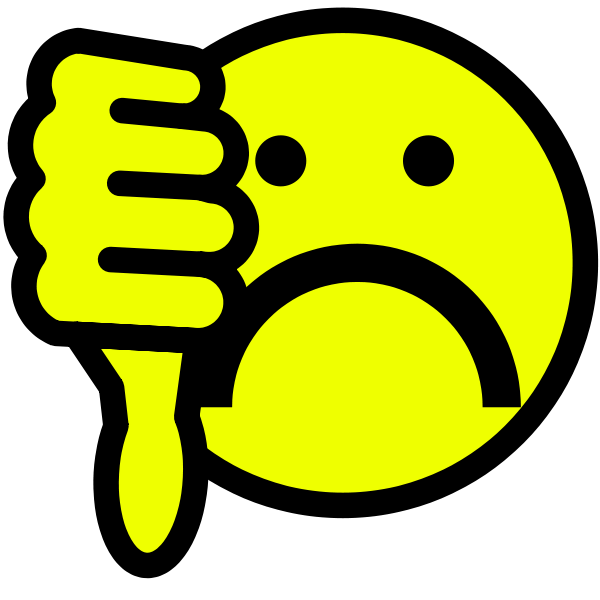 Smiley Face Thumbs Down Clipart - Free Clipart Images