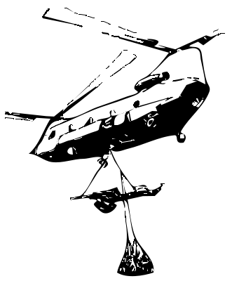 Chinook Hauling Clip Art Download