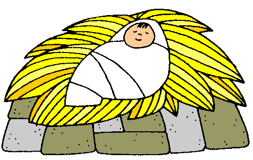 Free baby jesus clipart