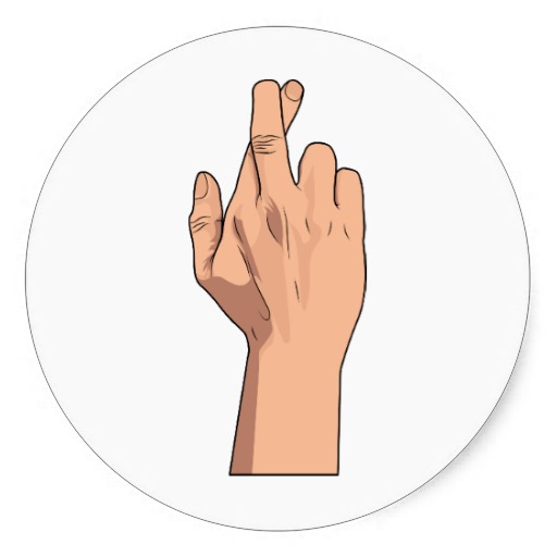 Fingers Crossed Hand Signs