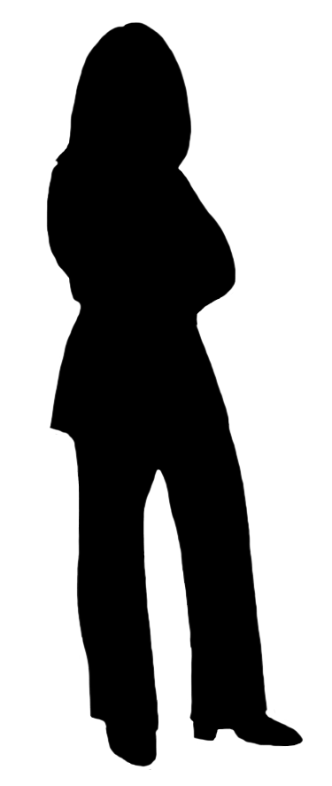 Silhouettes of People - silhouette clipart