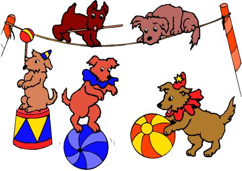 Circus Animals Clip Art