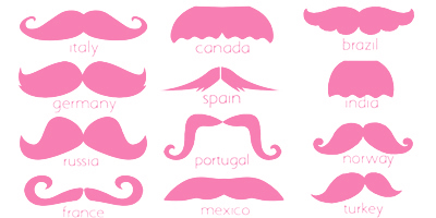 Pink Mustache - ClipArt Best