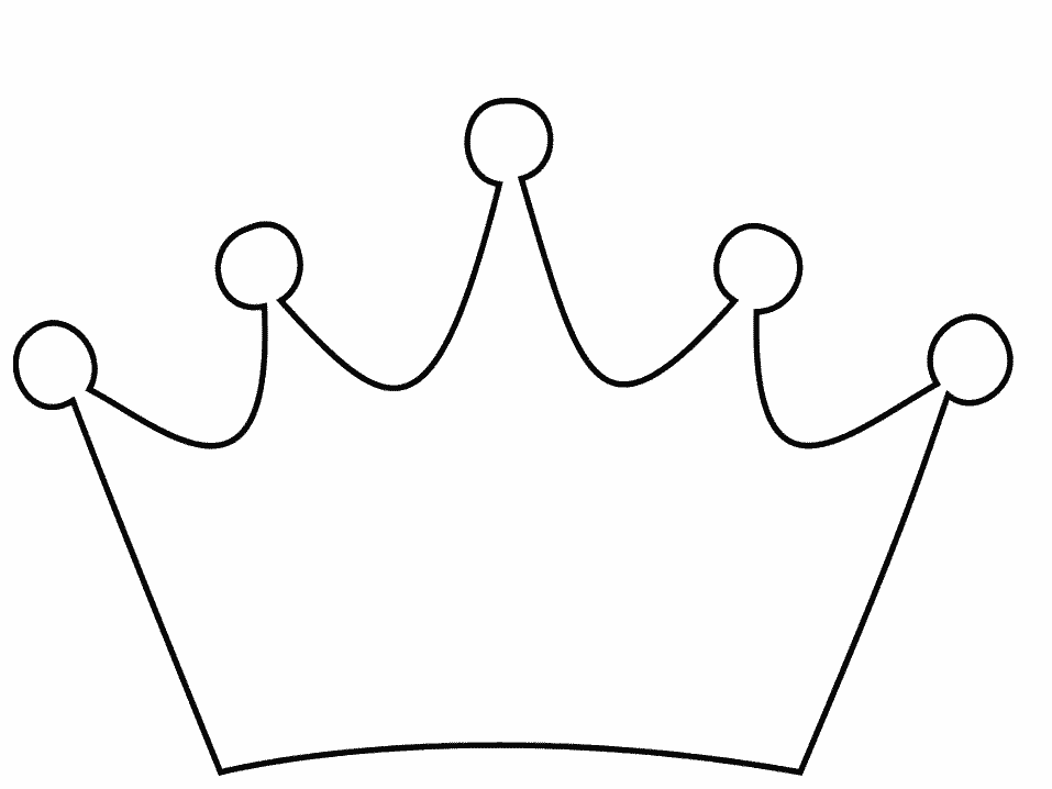 Simple Crown Outline - Free Clipart Images
