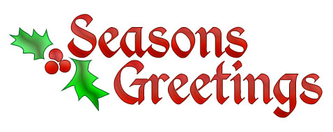 Free Christmas Clipart: Words