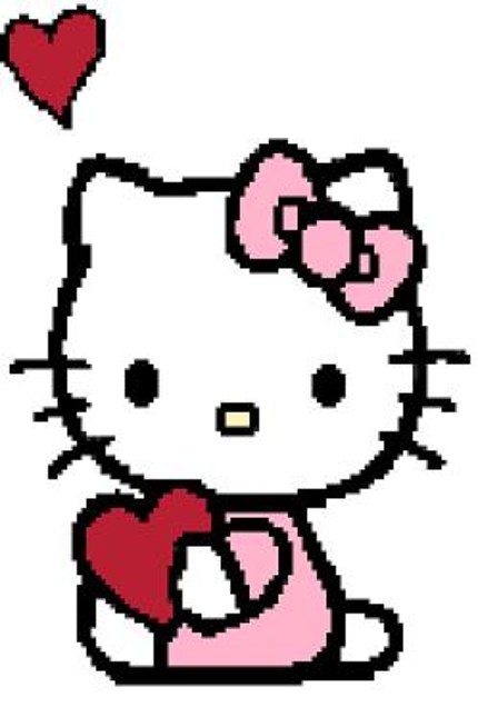 Hello kitty cross stitch pattern
