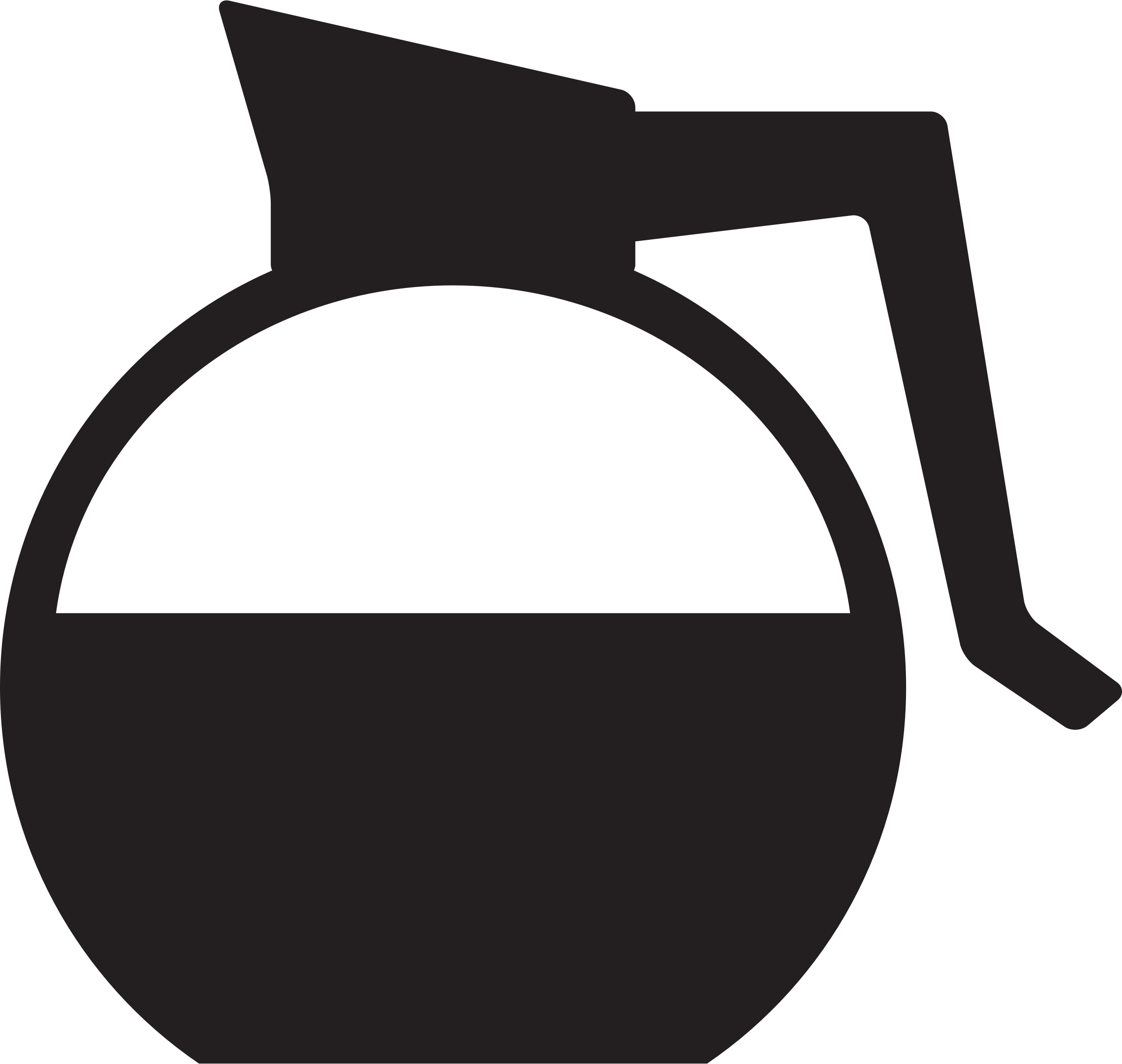Clipart - Kitchen Icon - Drip Coffee Carafe