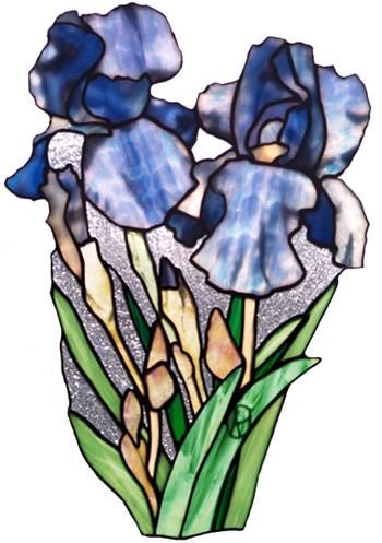 1000+ images about Stained glass iris