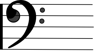 Bass Clef clip art Free Vector / 4Vector