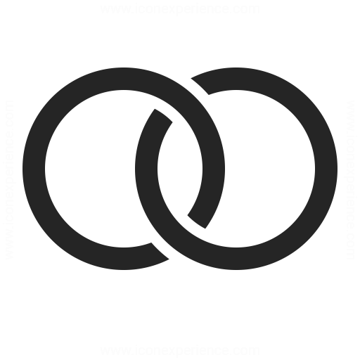 IconExperience Â» O-Collection Â» Wedding Rings Icon