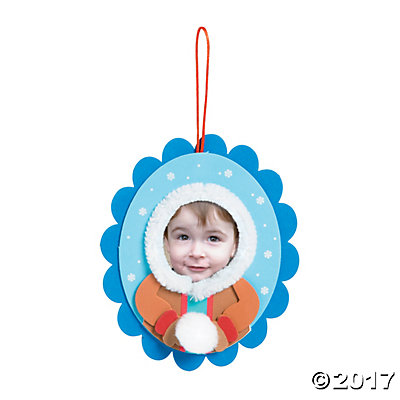 Eskimo Kid Picture Frame Ornament Craft Kit - Oriental Trading ...