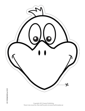 8 Best Images of Printable Bird Mask - Printable Bird Mask ...
