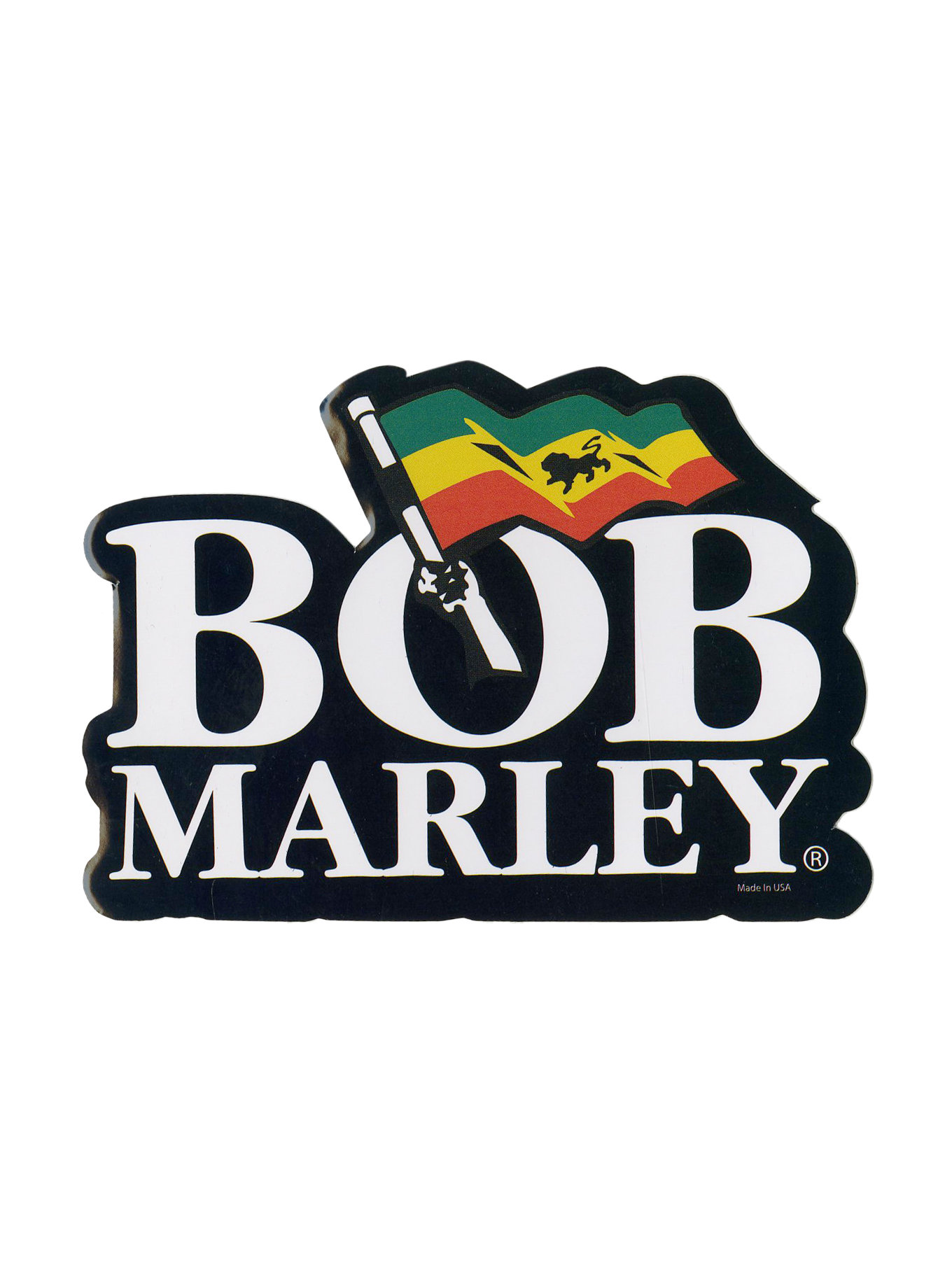 Bob Marley Flag Logo Sticker | Hot Topic