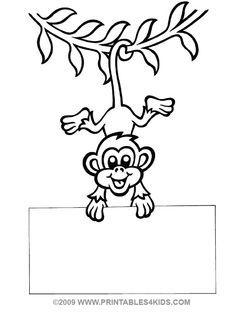 Monkey Template | Monkey Crafts ...