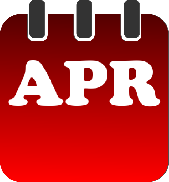 April Calendar Clip Art - vector clip art online ...