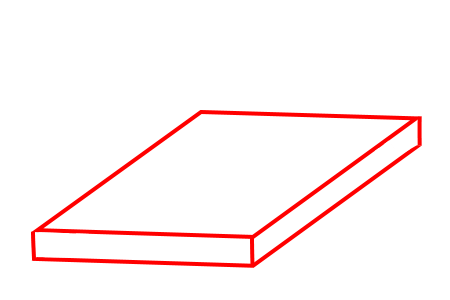 Drawing a cartoon sandwich