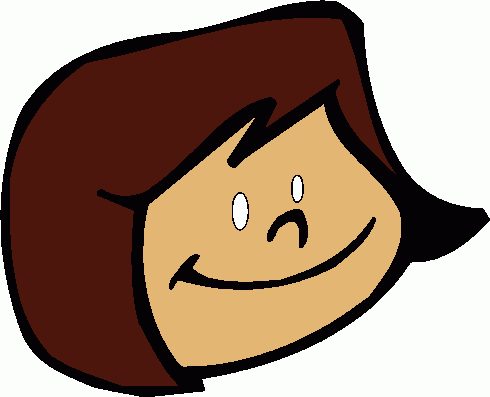 Girl Face Clipart