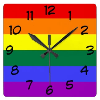 Square Wall Clock Clipart
