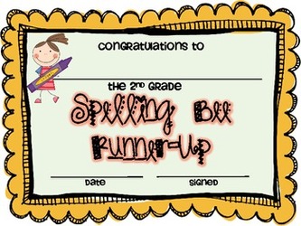 Pix For > Spelling Bee Certificate Clipart - Free to use Clip Art ...