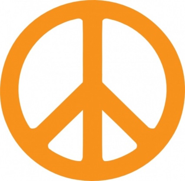 Green Peace Symbol clip art | Download free Vector