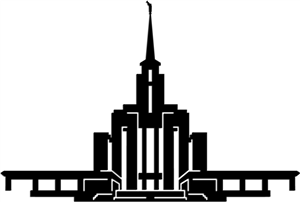 Lds Temple Silhouette Clipart