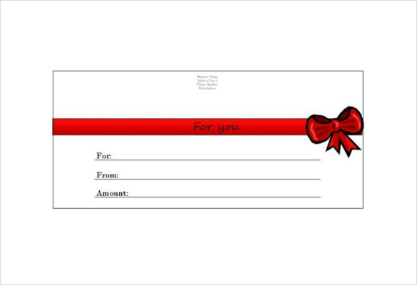 Homemade Gift Certificate Template – 12+ Free Word, PDF Documents ...