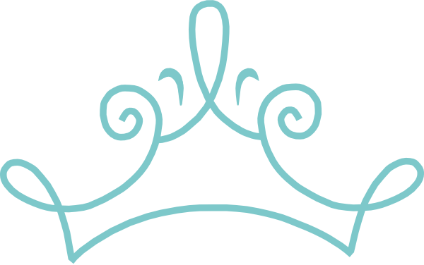Princess Crown Blue Clip Art - vector clip art online ...