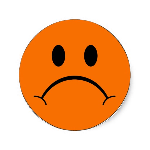 Sad Face Stickers