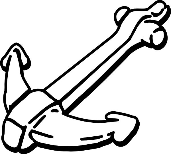 Anchor clip art - vector clip art online, royalty free & public ...