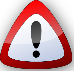 Warning Danger Sign clip art Free Vector