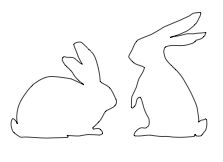 Mural stencil templates