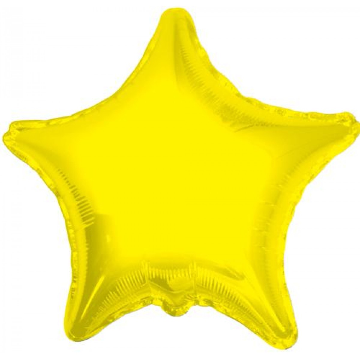 22" Yellow Star Foil Balloon