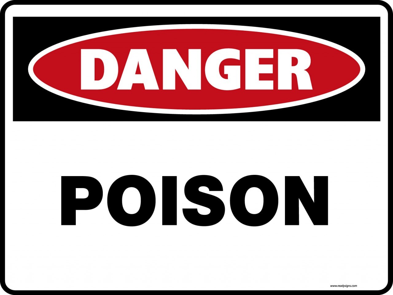 Danger Signs - Poison - Ready Signs