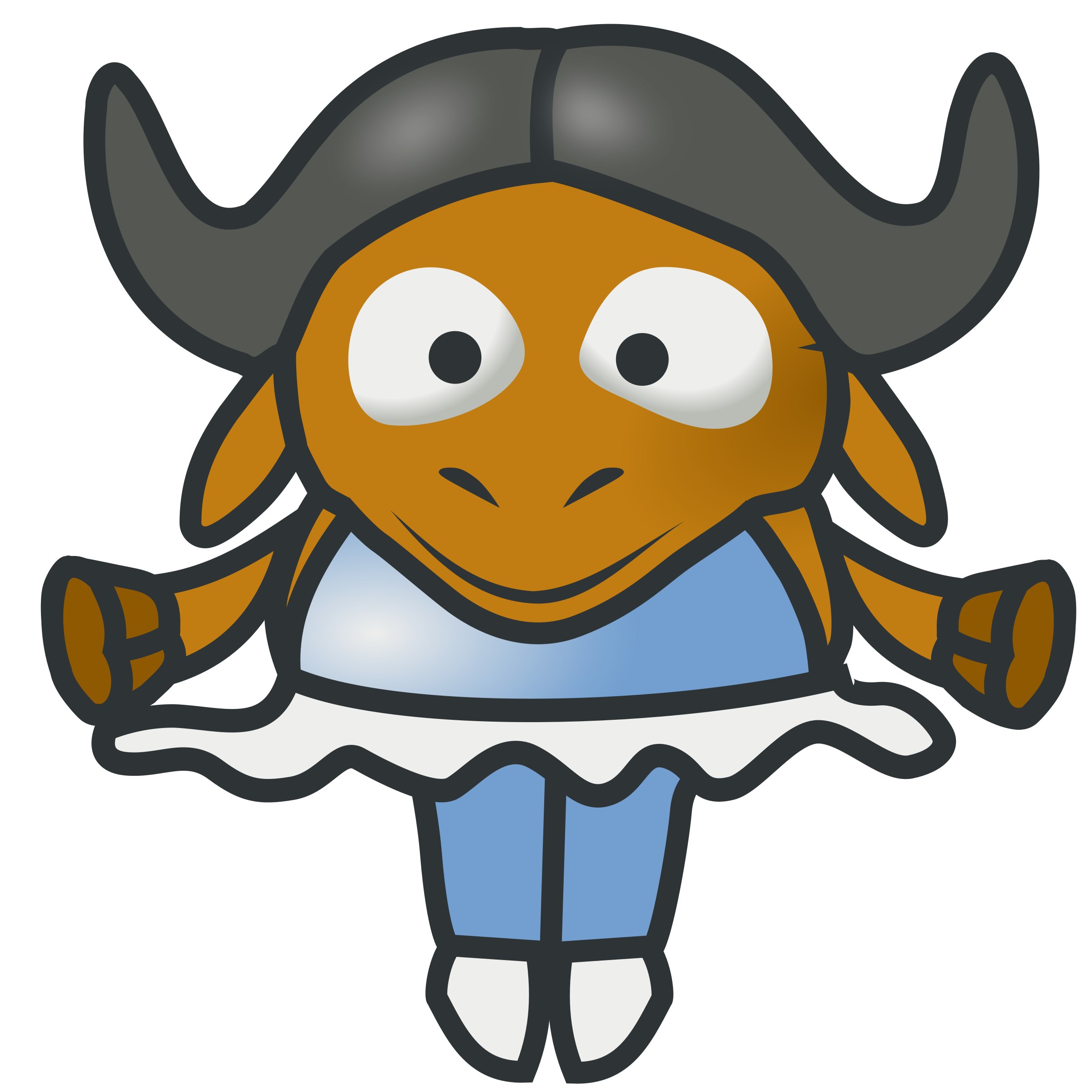 Clipart - baby GNU Ballerina