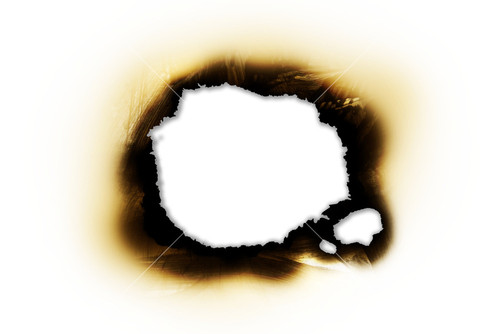 Middle Burn Paper Hole