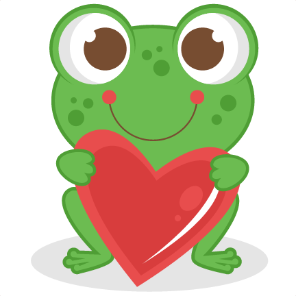 Cute frog clipart