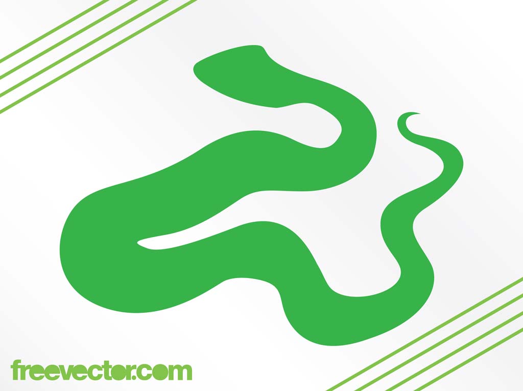 Snake Vector Silhouette Vector Art & Graphics | freevector.com
