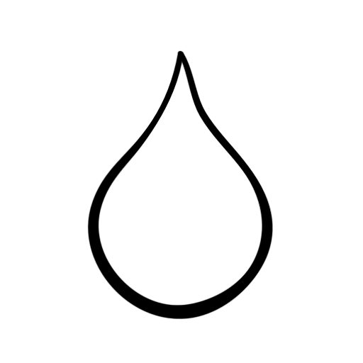 Water Droplet Outline