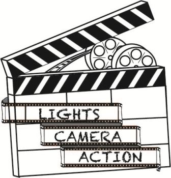 Event Display - Lights, Camera, Action - FILM!