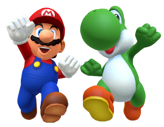 Mario and Yoshi by Banjo2015 on DeviantArt