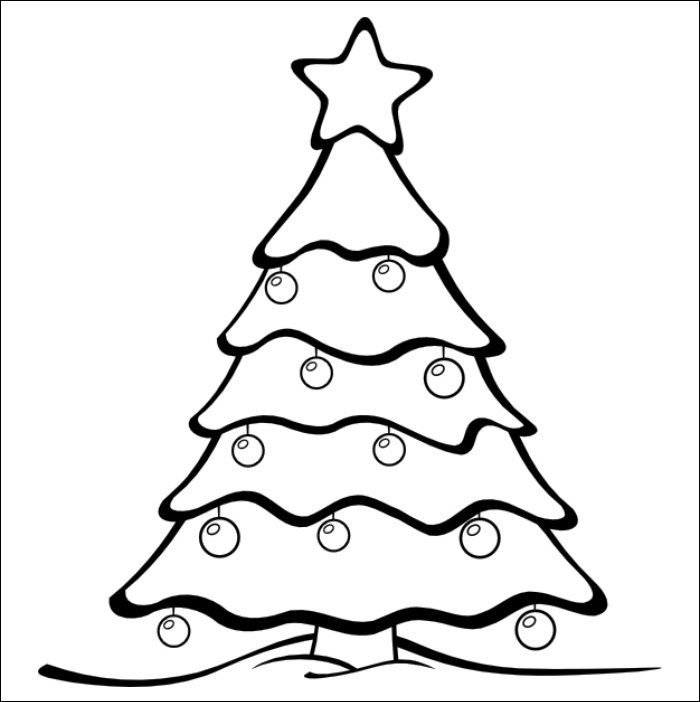 Christmas Tree Drawing - Dr. Odd