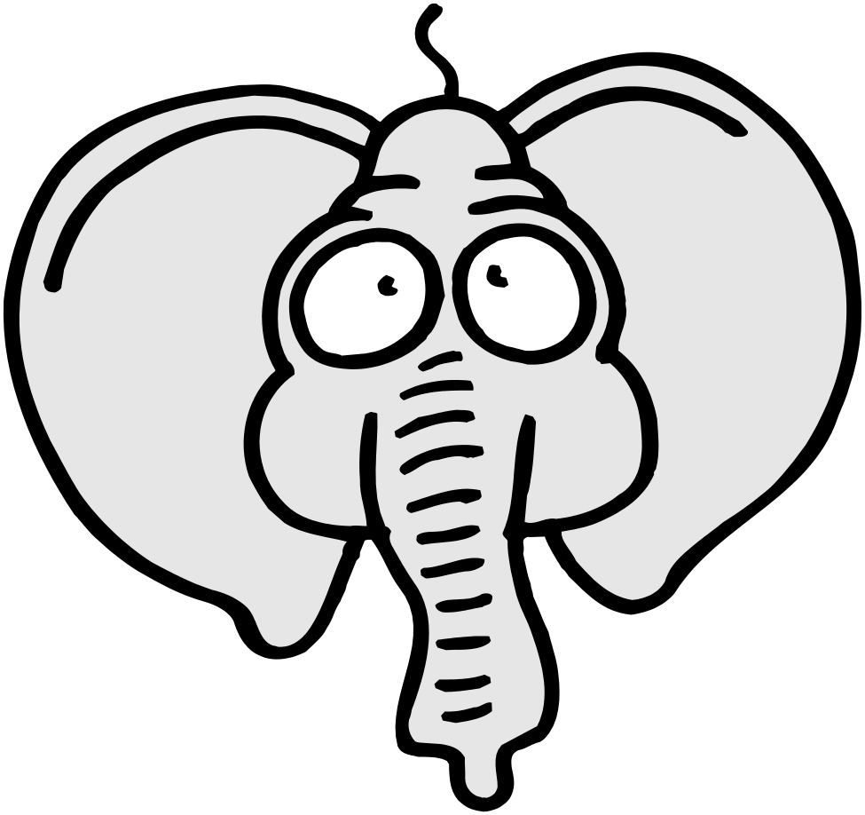 Elephant Head Clipart Images
