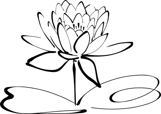 free clip art flowers black and white black white clipart clip art ...