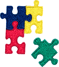 raspberryfield.com PUZZLE PIECES - AUTISM AWARENESS