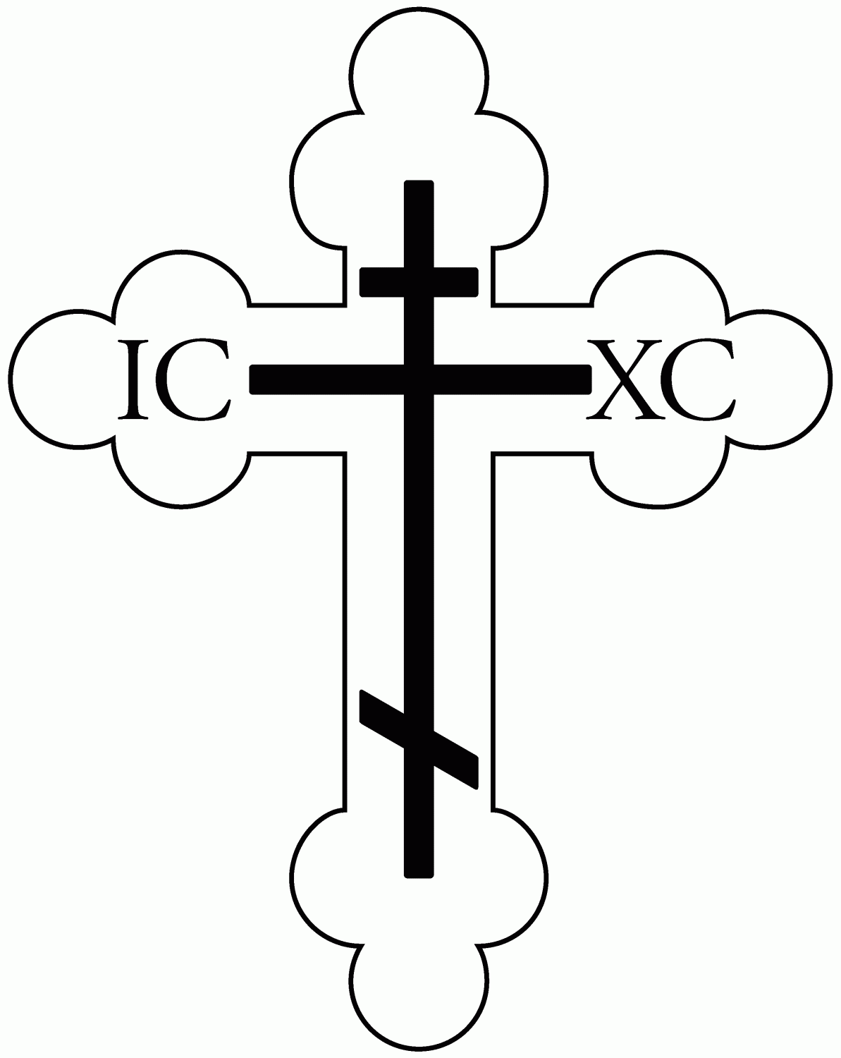 Three Cross Church Clipart