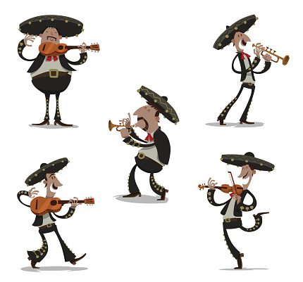 Mariachi Clip Art, Vector Images & Illustrations