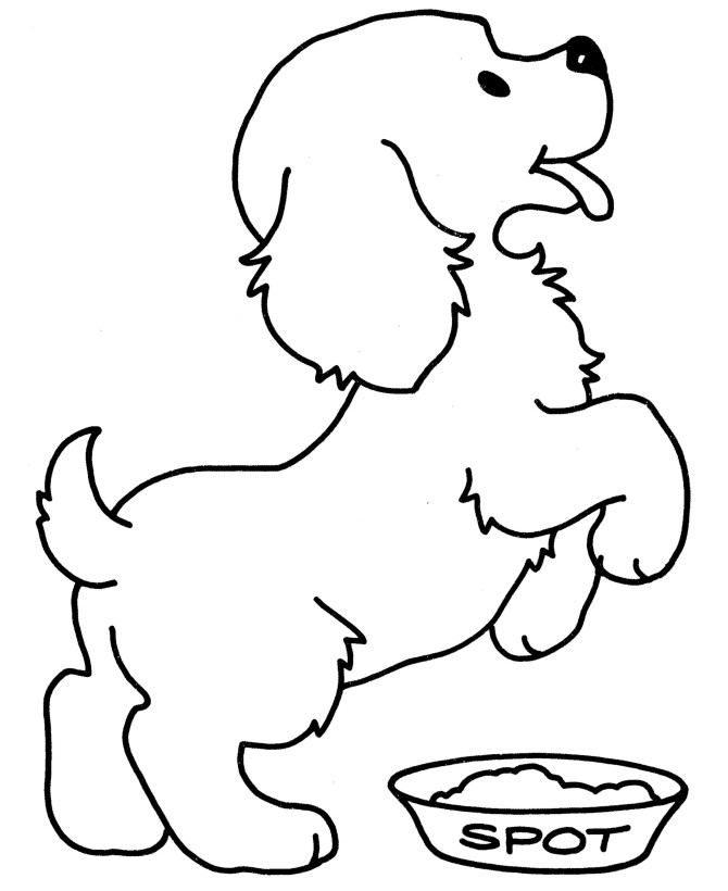 Kids dog drawing clipart