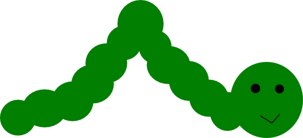 Cute Inchworm Clipart