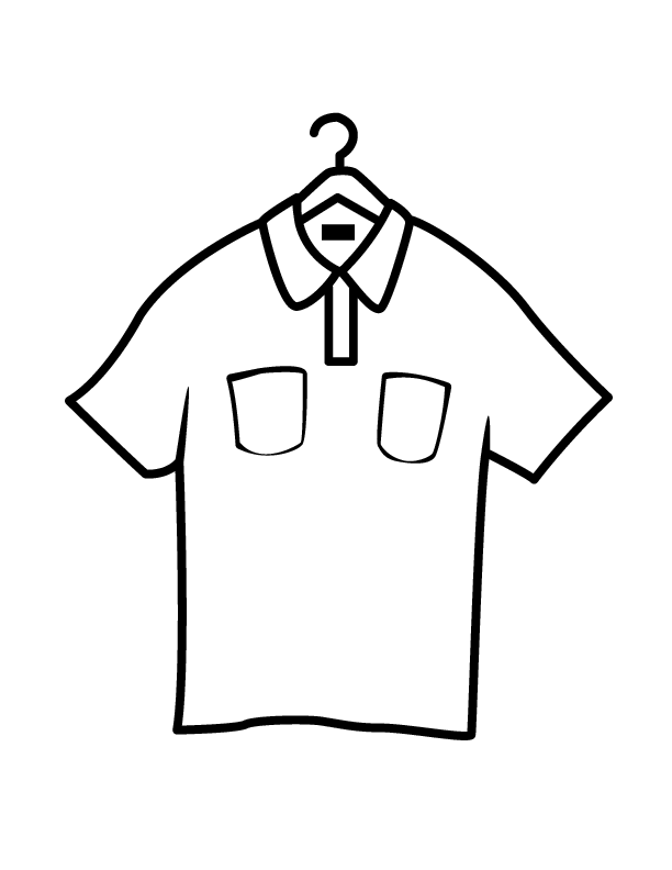 T Shirt Coloring Page - AZ Coloring Pages
